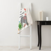 Aangepaste berichtnaam Safari Animals Borders Sherpa Deken (In situ)