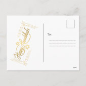 Aangepaste Berichtnaam Wens Gelukkig Chanoeka Feestdagenkaart (Achterkant)