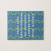 Aangepaste berichtpuzzel voor voettekst legpuzzel (Horizontaal)