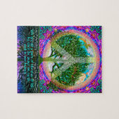 Aangepaste berichtstructuur voor levenspad legpuzzel (Horizontaal)