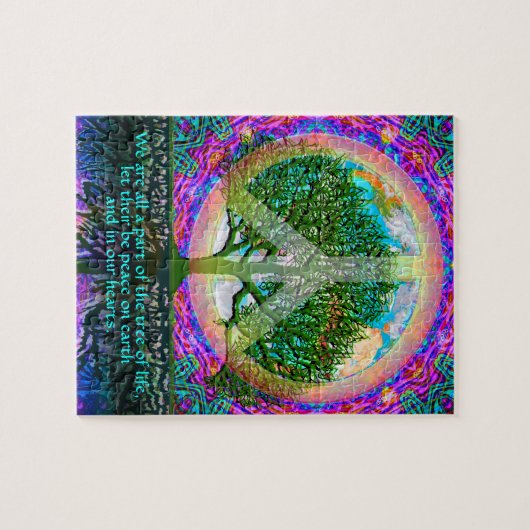 Aangepaste berichtstructuur voor levenspad legpuzzel (Horizontaal)