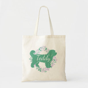 Aangepaste Bernedoodle-tas met zielvolle herinneri Tote Bag