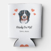 Aangepaste Berner Sennenhond Honden Huwelijk Blikk Blikjeskoeler (Voorkant)