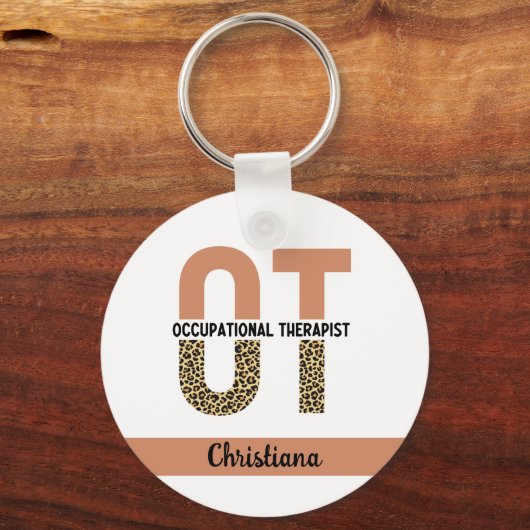 Aangepaste beroepsethandelaar bij waardetoevoeging sleutelhanger (Voorkant)