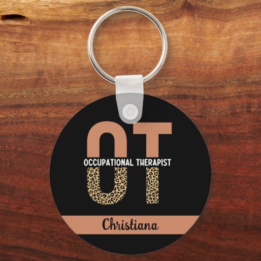 Aangepaste beroepsethandelaar bij waardetoevoeging sleutelhanger (Voorkant)