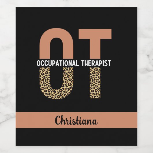 Aangepaste beroepsethandelaar bij waardetoevoeging wijn etiket (Enkel label)