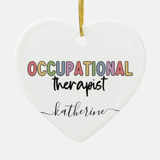 Aangepaste beroepsethandelaar om te helpen keramisch ornament (Voorkant)