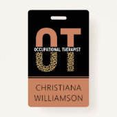 Aangepaste beroepsethandelaar OT Badge (Voorkant)