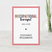 Aangepaste beroepsmatige therapie om te Afstuderen Kaart (Voorkant)