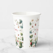 Aangepaste Berry Eerste Verjaardag Papieren Bekers (Links)