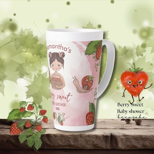 Aangepaste Berry Sweet Baby shower Keepsake Mok