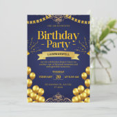 Aangepaste Berry-thema verjaardagsuitnodiging | be Kaart (Staand voorkant)