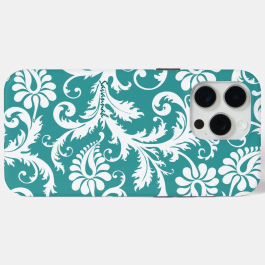 Aangepaste  beschadiging wordt blauwgroen elke kle Case-Mate iPhone case (Achterkant (horizontaal))