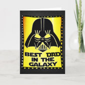 Aangepaste BEST DAD IN DE GALAXY Esthetische Kaart (Voorkant)
