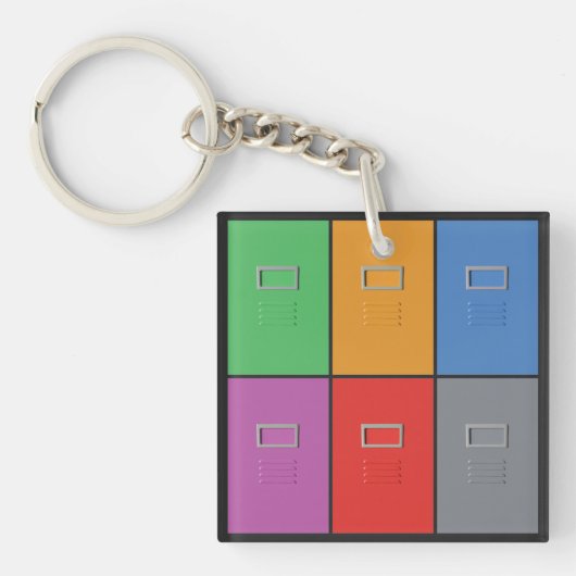 Aangepaste bestandskabinetsketen sleutelhanger (voorkant)