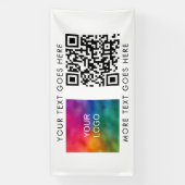 Aangepaste Beste Business Logo Code Moderne Sjablo Spandoek (Verticaal)