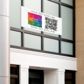 Aangepaste Beste Business Logo Code Moderne Sjablo Spandoek (Buitenkant Gebouw)