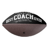 Aangepaste BESTE COACH EVER Modern Cool Bedankt Fo American Football (Gedraaid 270)