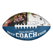 Aangepaste BESTE COACH OOIT Cool Bedankt 2 foto's American Football (Voorkant)
