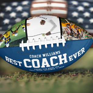Aangepaste BESTE COACH OOIT Cool Bedankt 3 foto's American Football
