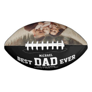 Aangepaste BESTE DAD EVER Moderne Cool Family Phot American Football