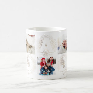 Aangepaste Beste DAD Ooit Gouden Multi Foto Mok