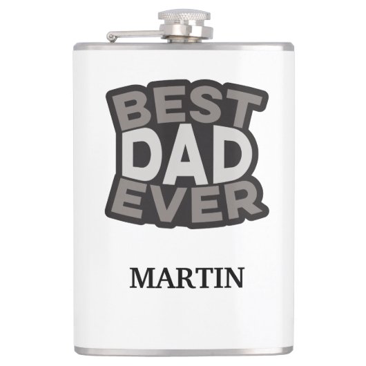 AANGEPASTE BESTE DAD OOIT HEUPFLES (Voorkant)