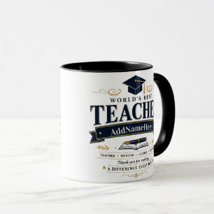 Aangepaste Beste Docent Cadeau Mok