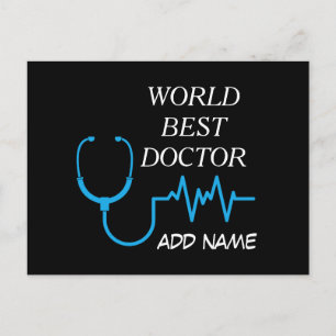 Aangepaste Beste Dokter Ooit Afstuderen Waardering Briefkaart