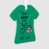 Aangepaste Beste Dokter Ooit Afstuderen Waardering Ornament (voorkant)