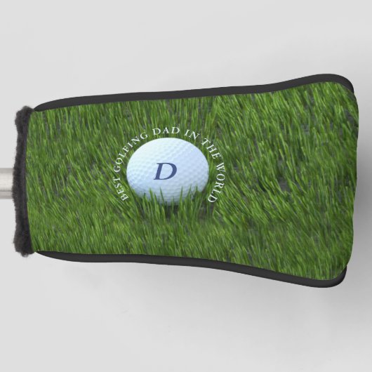 Aangepaste Beste Golfen Dad Golf Putter Head Hoesj Golfheadcover (Voorkant)