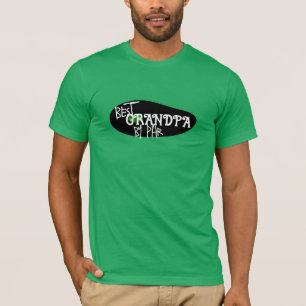 Aangepaste Beste GrandPa door par T-shirt, Golfer T-shirt