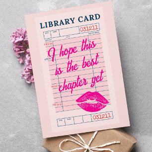 Aangepaste beste hoofdstuk nog Schattigee Bookish Feestdagenkaart