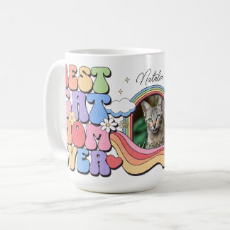Aangepaste beste kattenmoeder ooit gepersonaliseer koffiemok