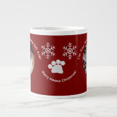 Aangepaste Beste Kerstcadeau Kat Foto Speciale Mok (Voorkant)