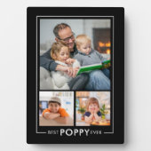 Aangepaste Beste Klaproos Ooit 3 Foto Collage Zwar Fotoplaat (voorkant)