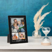Aangepaste Beste Klaproos Ooit 3 Foto Collage Zwar Fotoplaat (Zijkant)