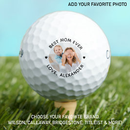 Aangepaste beste mam ooit - Aangepaste fotokalende Golfballen