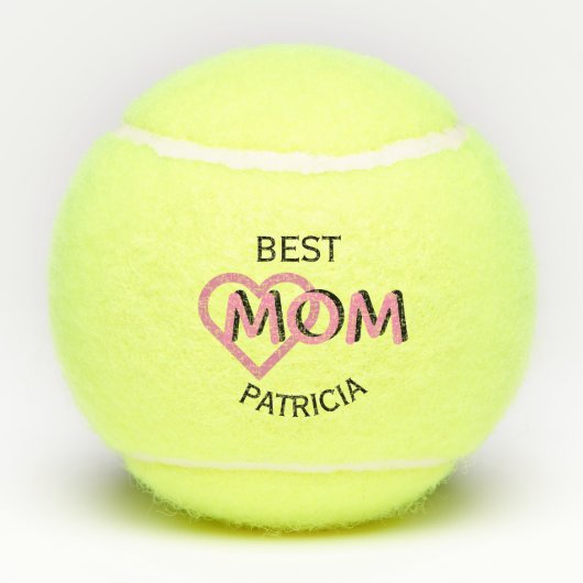 Aangepaste beste mam tennisballen (Achterkant)