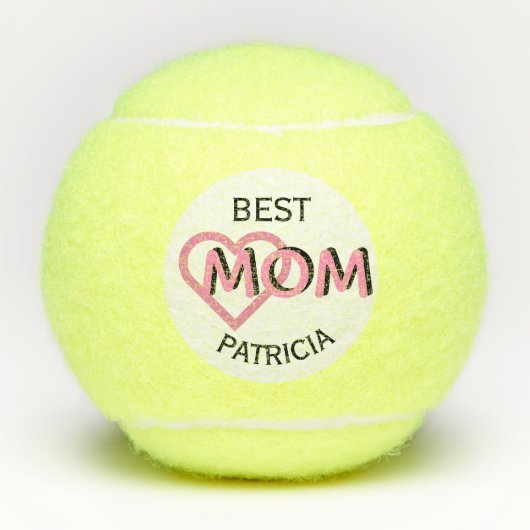 Aangepaste beste mam tennisballen (Voorkant)