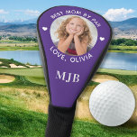 Aangepaste beste mama ooit door par Paarse moderne Golfheadcover<br><div class="desc">Beste Mam By Par... Verras de mama en golfliefhebber met deze super schattige foto aangepaste golf hoofd cover en bijpassende golf accessoires. Nu kan ze haar kind meenemen terwijl hij 18 holes speelt. Introductie van onze gepersonaliseerde golf hoofd cover, de perfecte aanvulling op elke golfer's club swag. Onze hoofddeksel heeft...</div>