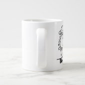 Aangepaste 'Beste moeder ooit' tweekleurige mok, 4 Grote Koffiekop (Achterkant)