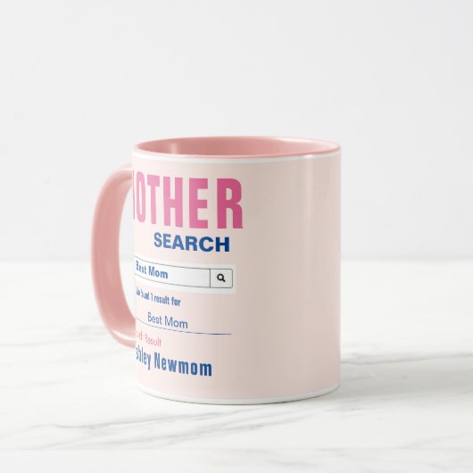 Aangepaste beste Mok voor maiscadeaus (Voorkant links)