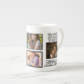 Aangepaste Beste MOM Ever Multi Photo Porselein Kop (Voorkant rechts)