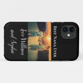 Aangepaste beste Nana-ooit foto Case-Mate iPhone Case (Achterkant (horizontaal))