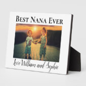 Aangepaste beste Nana-ooit foto Fotoplaat (Zijkant)
