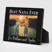 Aangepaste Beste Nana Ooit Foto Keepsake Fotoplaat (Zijkant)