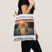 Aangepaste beste Nana-ooit foto Tote Bag (Dichtbij)
