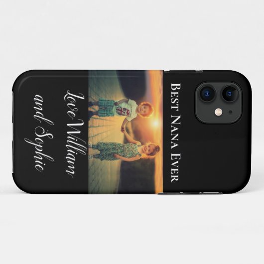 Aangepaste Beste Oma Ooit Foto  Case-Mate iPhone Case (Achterkant (horizontaal))