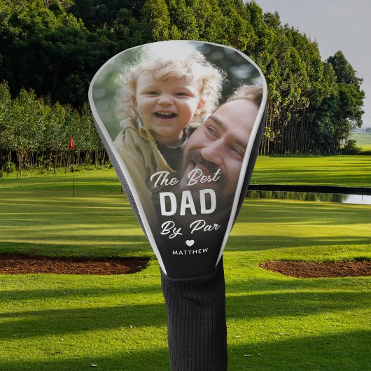 Aangepaste Beste Pap Door Par Foto Vaderdag Golfheadcover